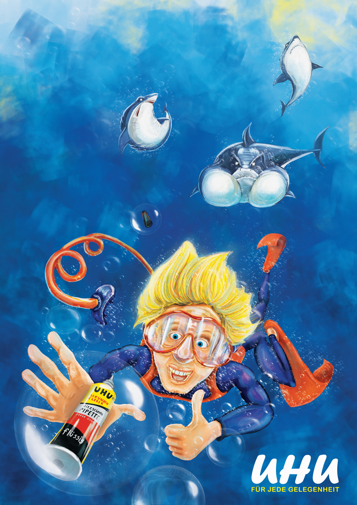 UHU: Advertising Illustration & Character Design, frame 1 of 2