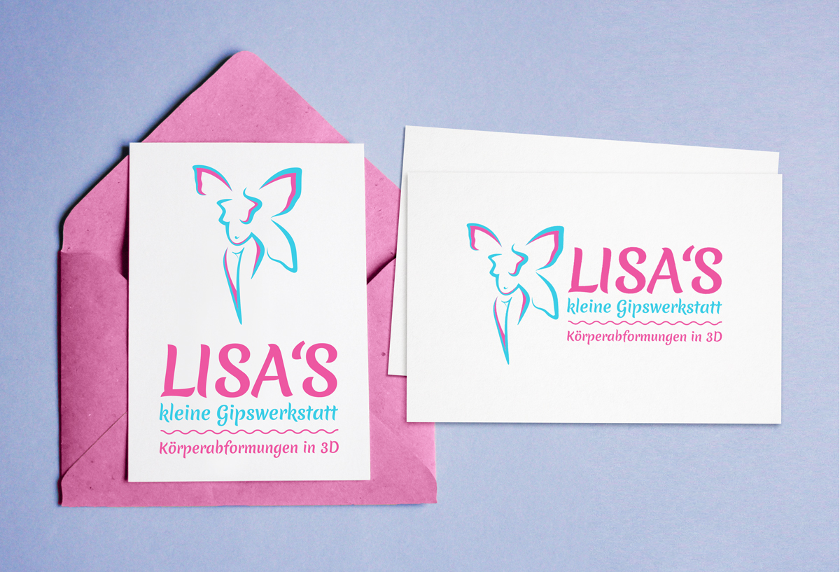 Lisa's kleine Gipswerkstatt: Logo Design, frame 2 of 2