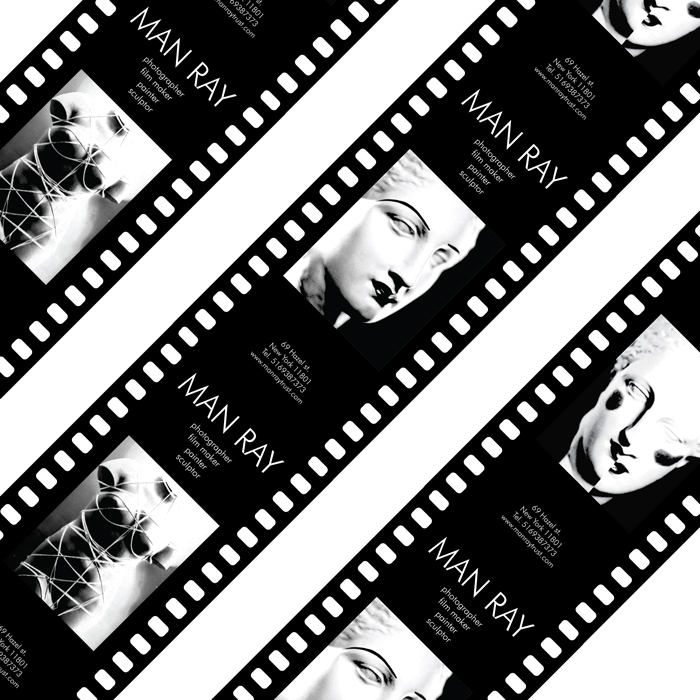 Man Ray: Identity for a Photography Project, frame 1 of 2