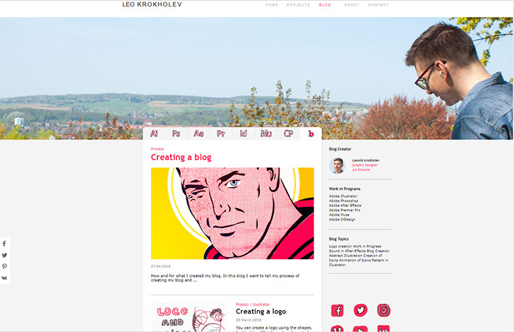 Illustration for “Farbe und Webdesign”