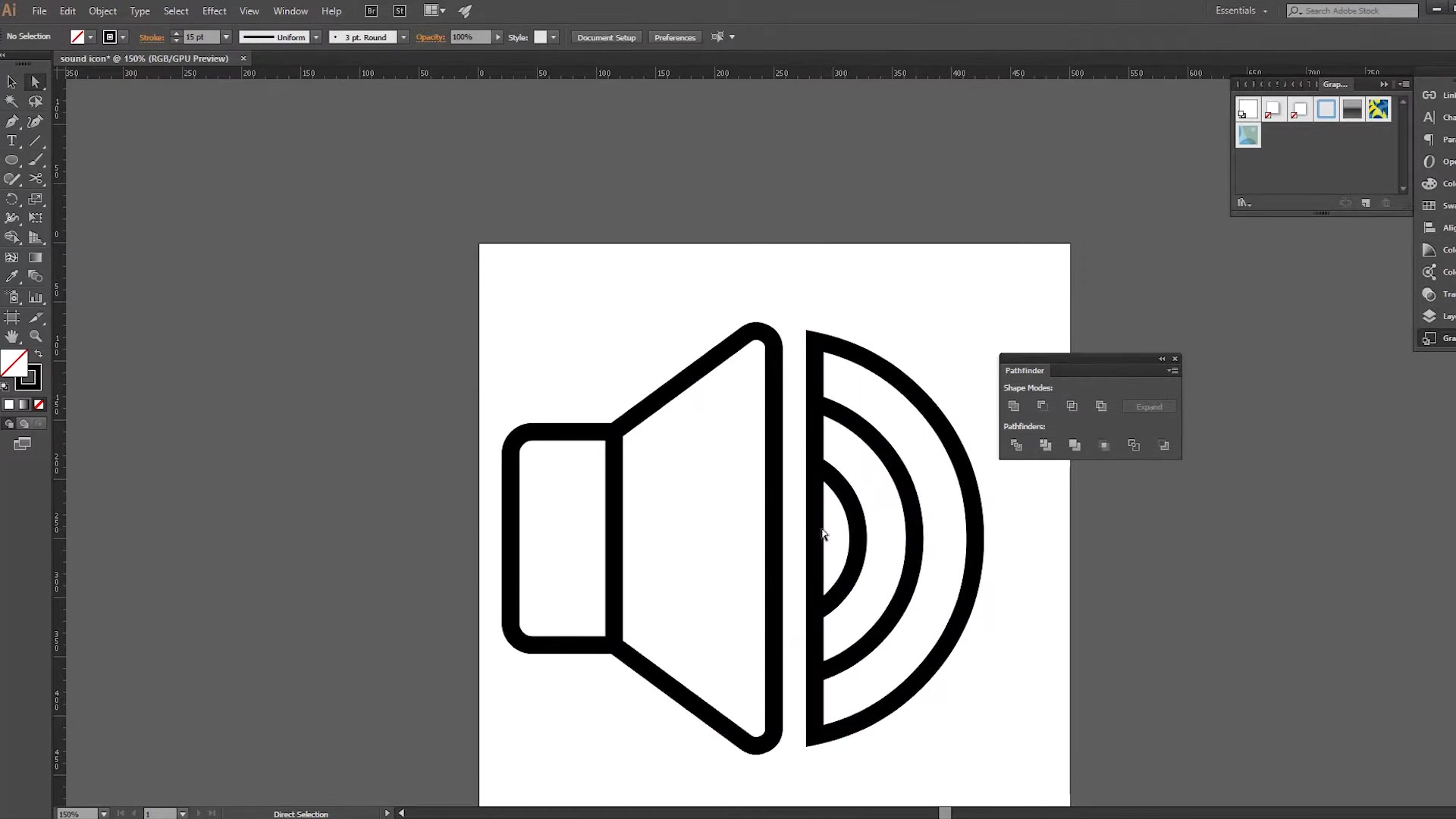 Creation of icons, still 2 of 6